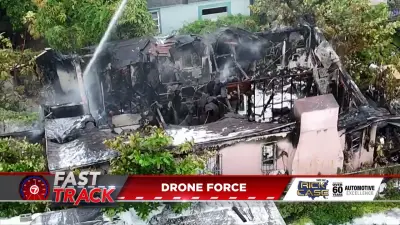 Crews extinguish abandoned structure fire in Miami