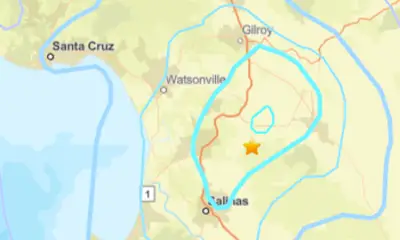 Earthquake in San Benito County felt in the South Bay