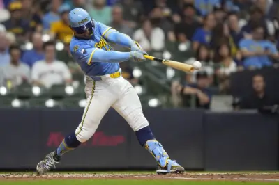 Yelich, Vaughn homers help power Brewers to an 8-3 win over the Nationals
