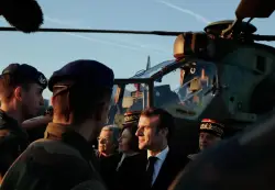 French president unveils new military program for volunteers aged 18 and 19