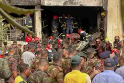 A Bangladesh air force jet crashes into a school in Dhaka, killing at least 25 people