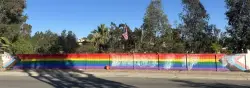 Scripps Ranch Pride Fence vandalized again, but owner vows to meet hate ‘with love’