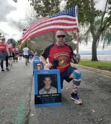 Racers look forward to honoring fallen warriors at the Marine Corps Marathon’s ‘Wear Blue Mile’